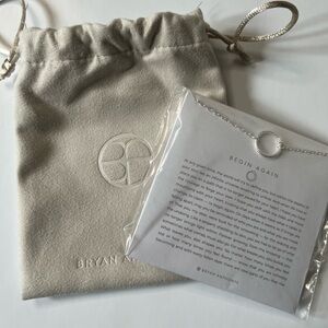 Bryan Anthony Silver Ouroboros Begin Again Adjustable Necklace